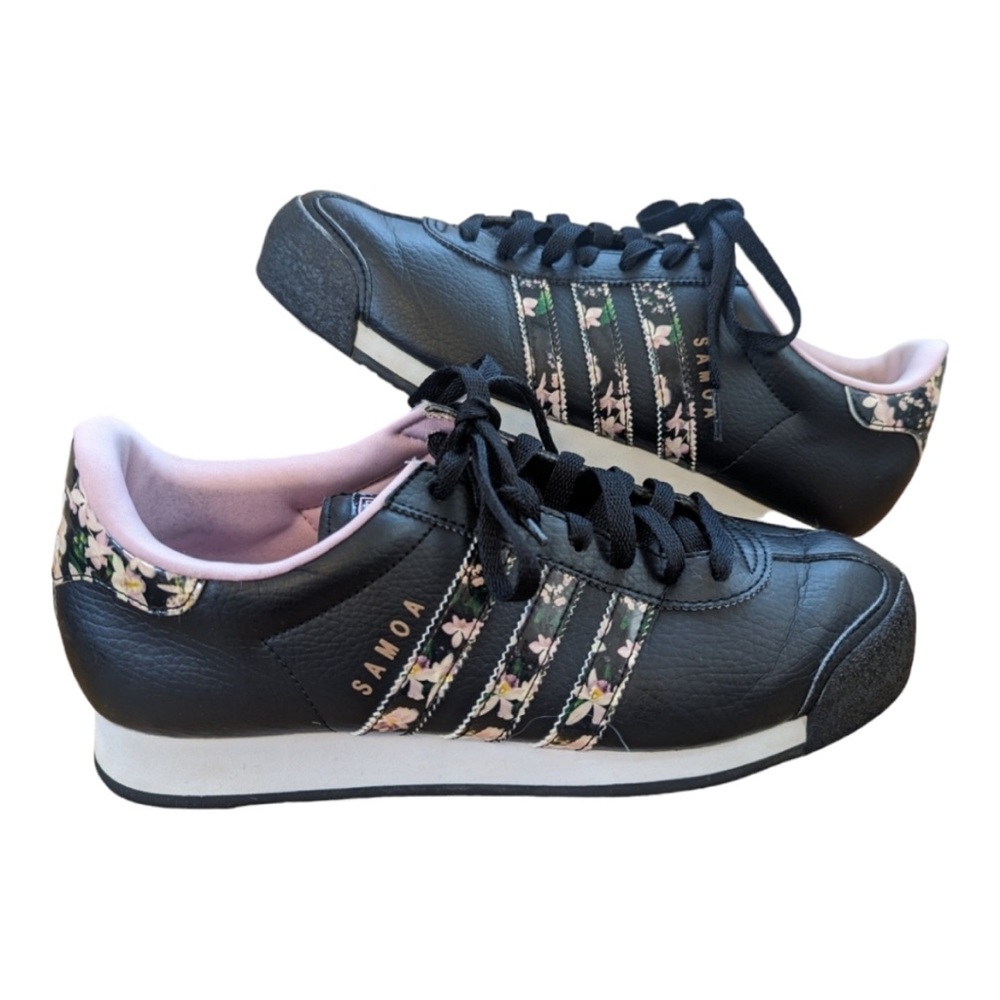 Adidas Samoa Black Floral Sneaker